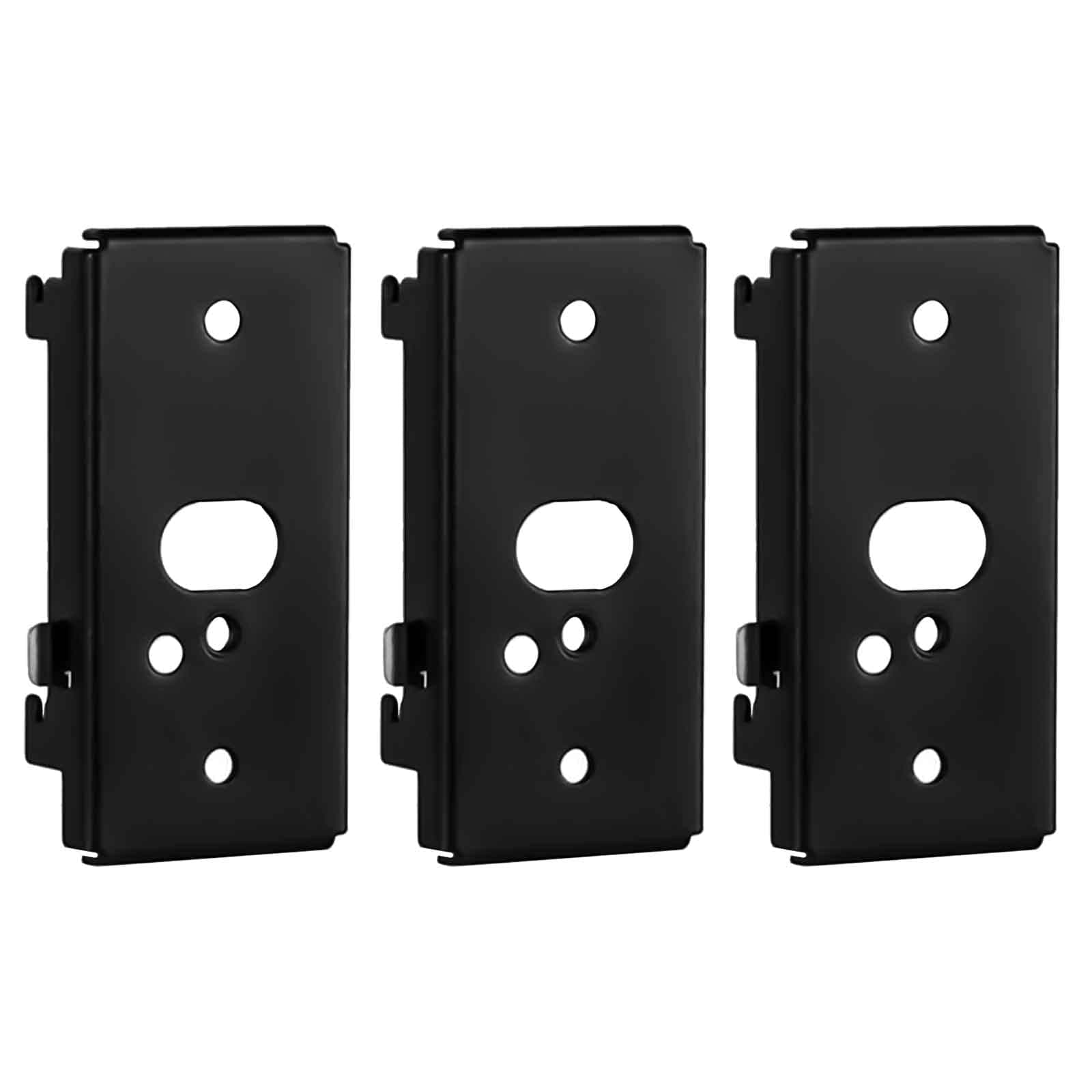 3 pc Replacement Wall Mounting Bracket Compatible with Bose SlideConnect WB-50 - Black (UFS-20), Lifestyle 525 535 III,Lifestyle 600,soundtouch 300 soundtouch 520,CineMate 520 Wall Bracket