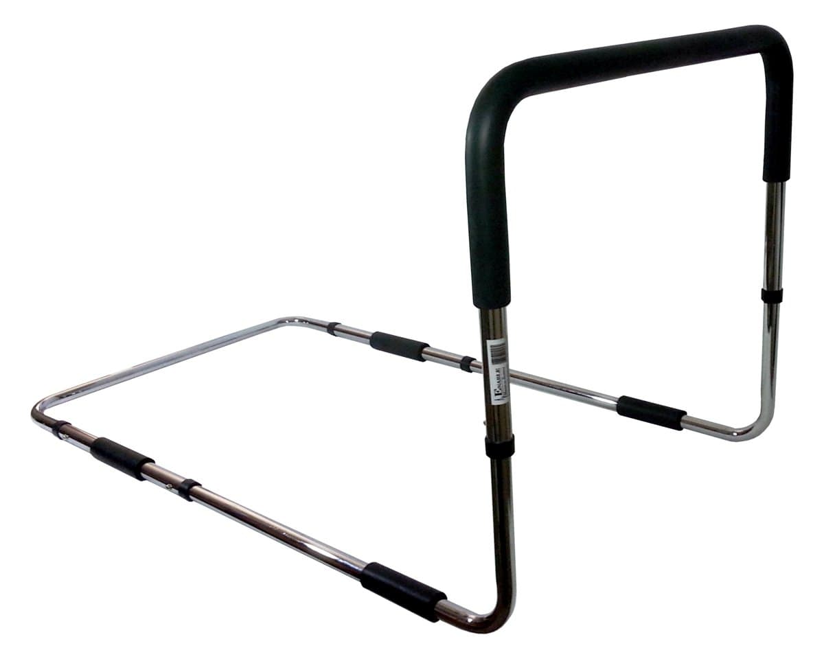 Adjustable Height Portable Bed Safety Rail Grab Bar and Fall Prevention Aid by Enable Medical Supply