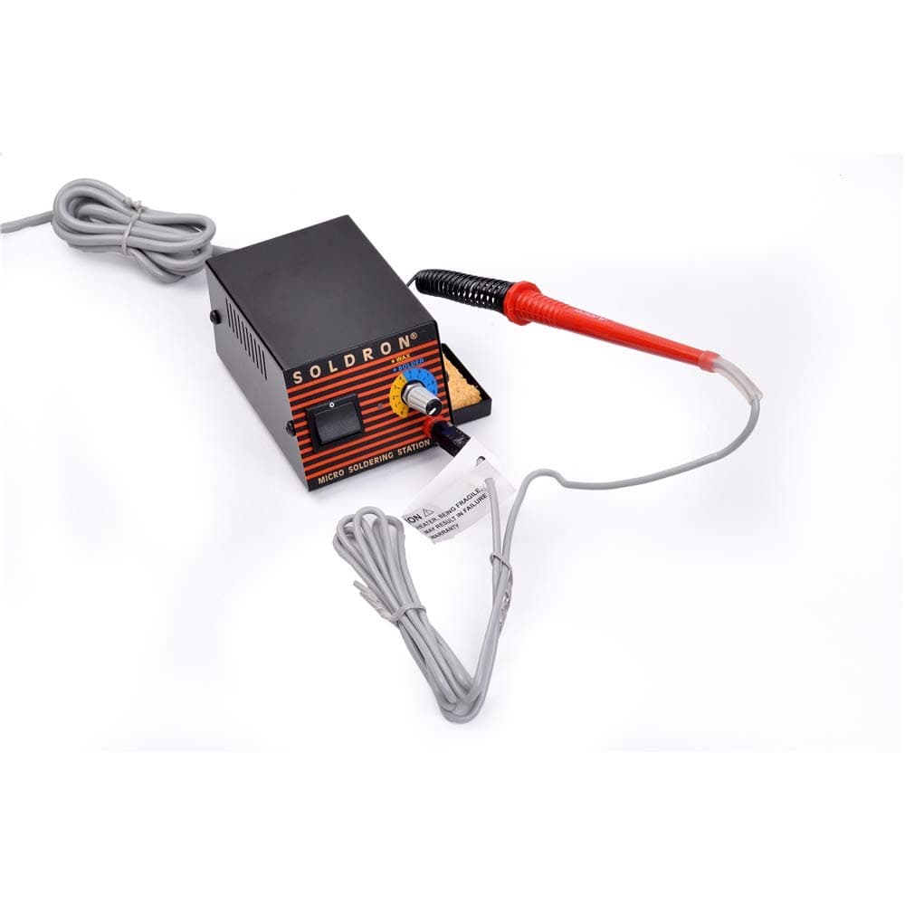 SOLDRON Variable Wattage Micro Soldering and Wax Forming Station with replaceable bit and iron