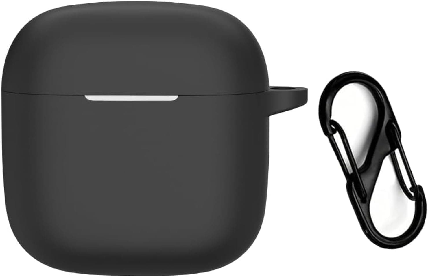 Generic Compatible Protective Case Cover for HUAWEI FreeBuds SE 2 / SE 3 with Carabiner (Black)