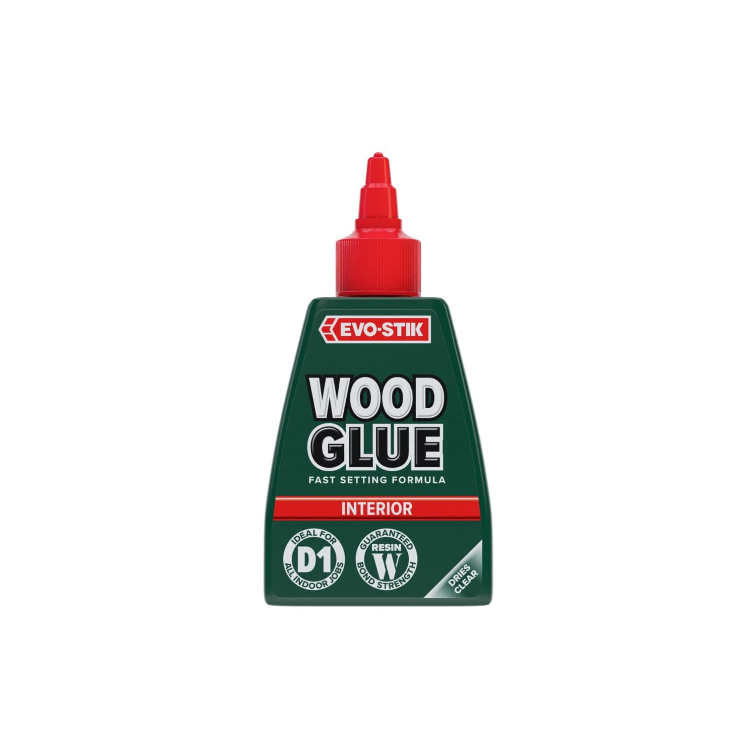 Wood Glue 250ml - Interior - Extra Strong - Fast Setting - Suitable For All Wood Types - Dries Clear