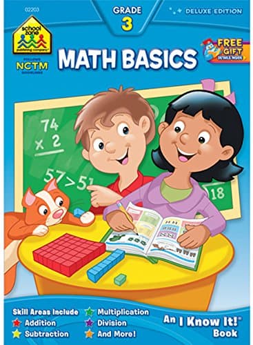 SCHOOL ZONE PUBLISHI WORKBOOK MATH GRADE 3