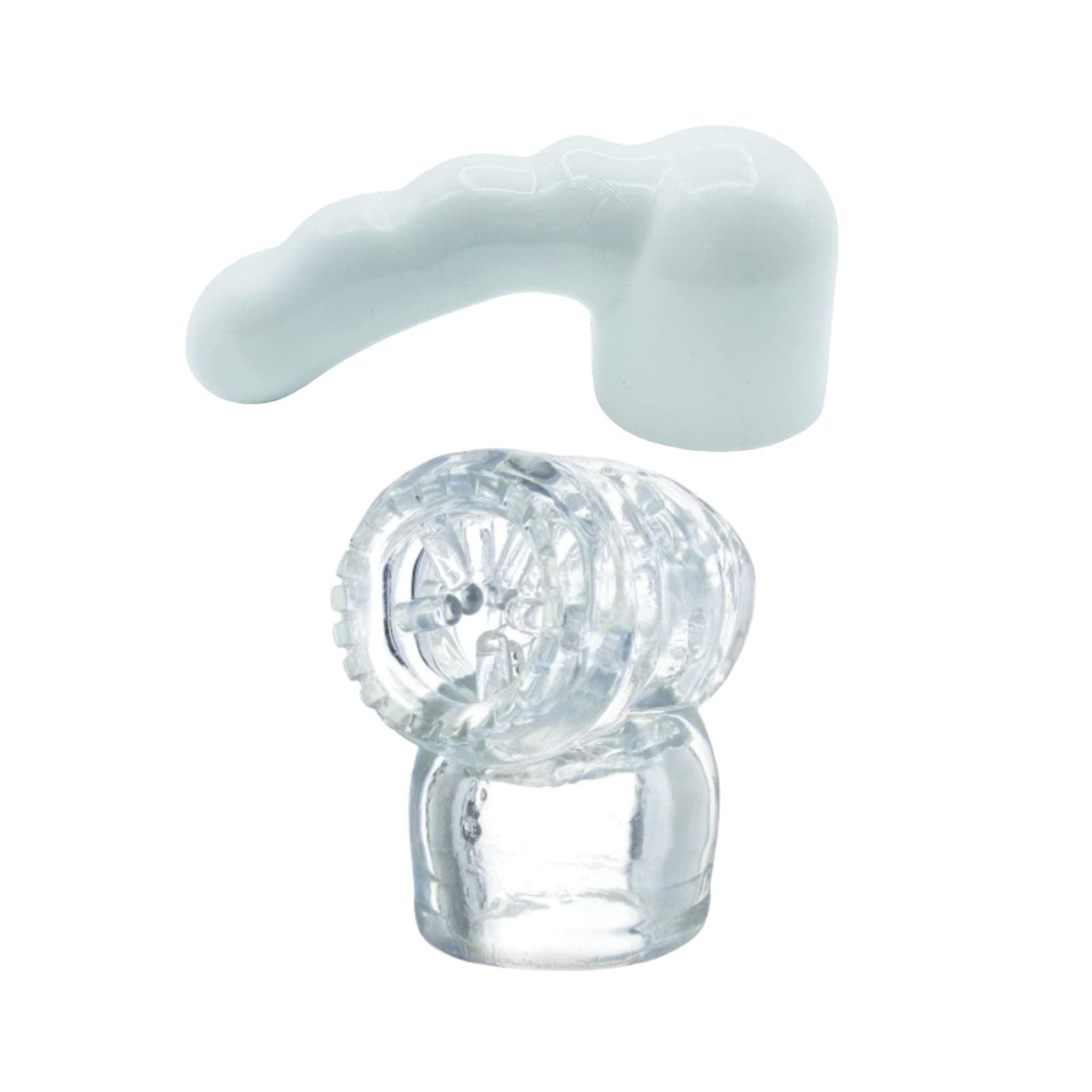 2Pcs Handheld Electric Back Massage Attachments Accessories Hammer Shape Silicone Massager Tools Compatible with Hitachi Mini Massage Wand