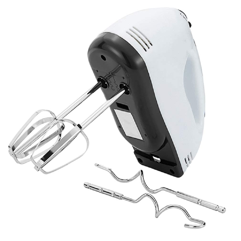 Professional Hand Mixer, Turbo Button, 7 Speed Control, 2X Beaters, 2X Dough Hooks 300W, function food processor Electric Cooking Tools