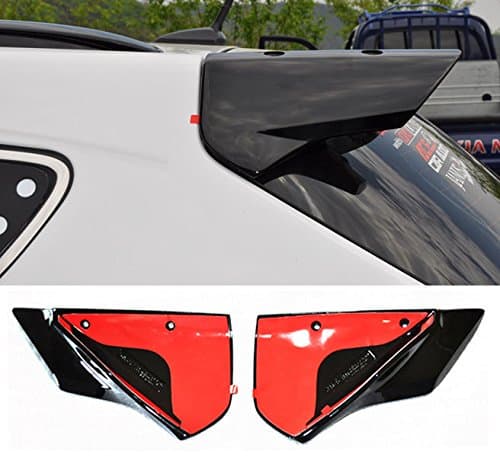 DALLIZA Rear Side Wing Spoiler PAINTED 2-pc Set For 2013 Hyundai Santa Fe SPORT : DM (T6S - Titanium Silver)