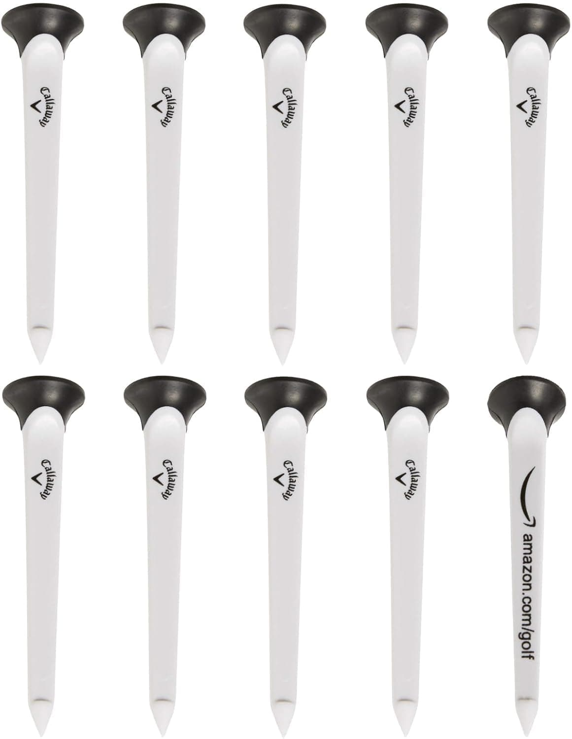 Par-Tee Plastic Golf Tees, 10 Pack