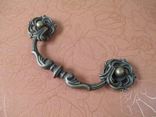4.5" Bail Dresser Drawer Pulls Kitchen Handle Antique Bronze Vintage Look 115 mm