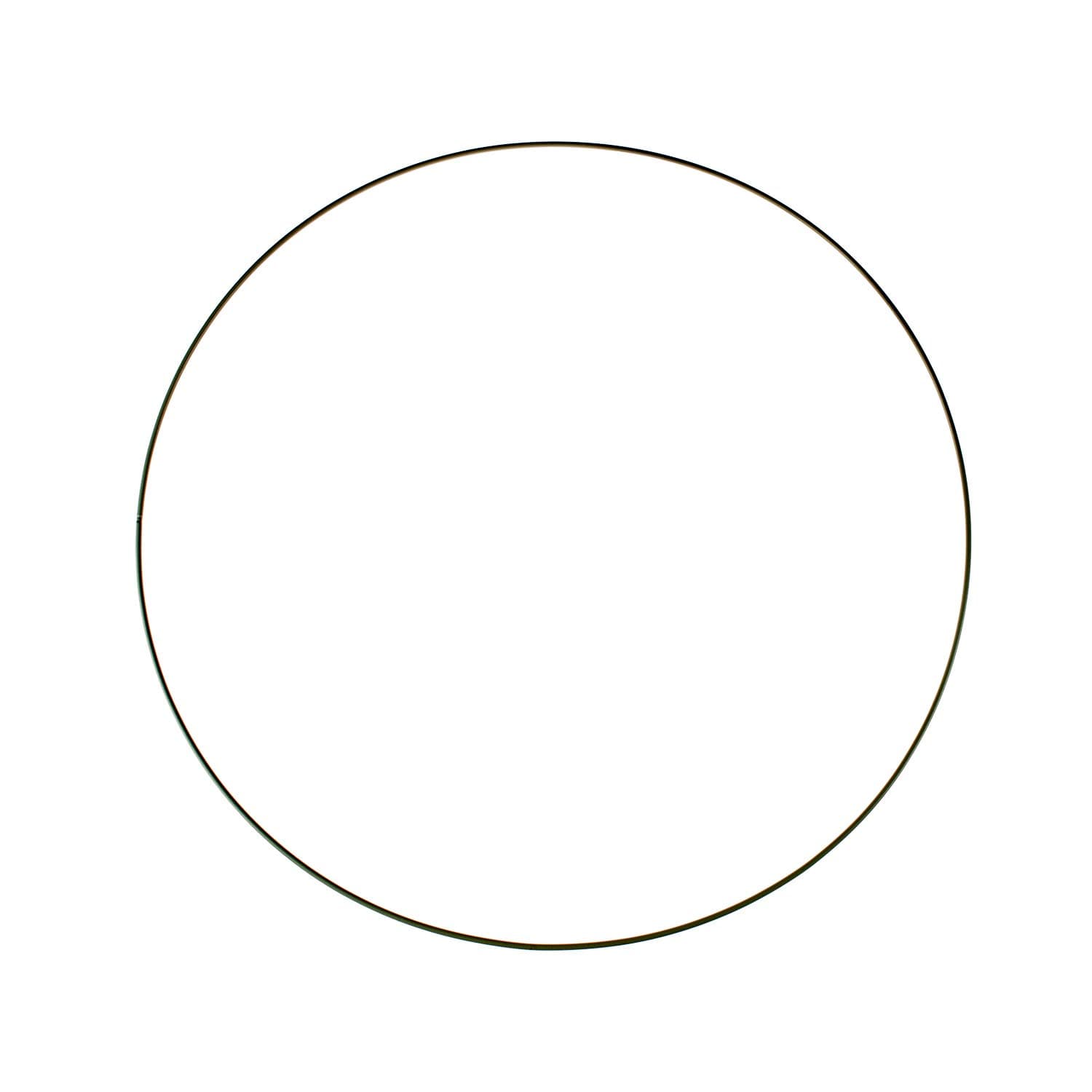 GLOREX Metal Ring, Iron, Black, 10 cm