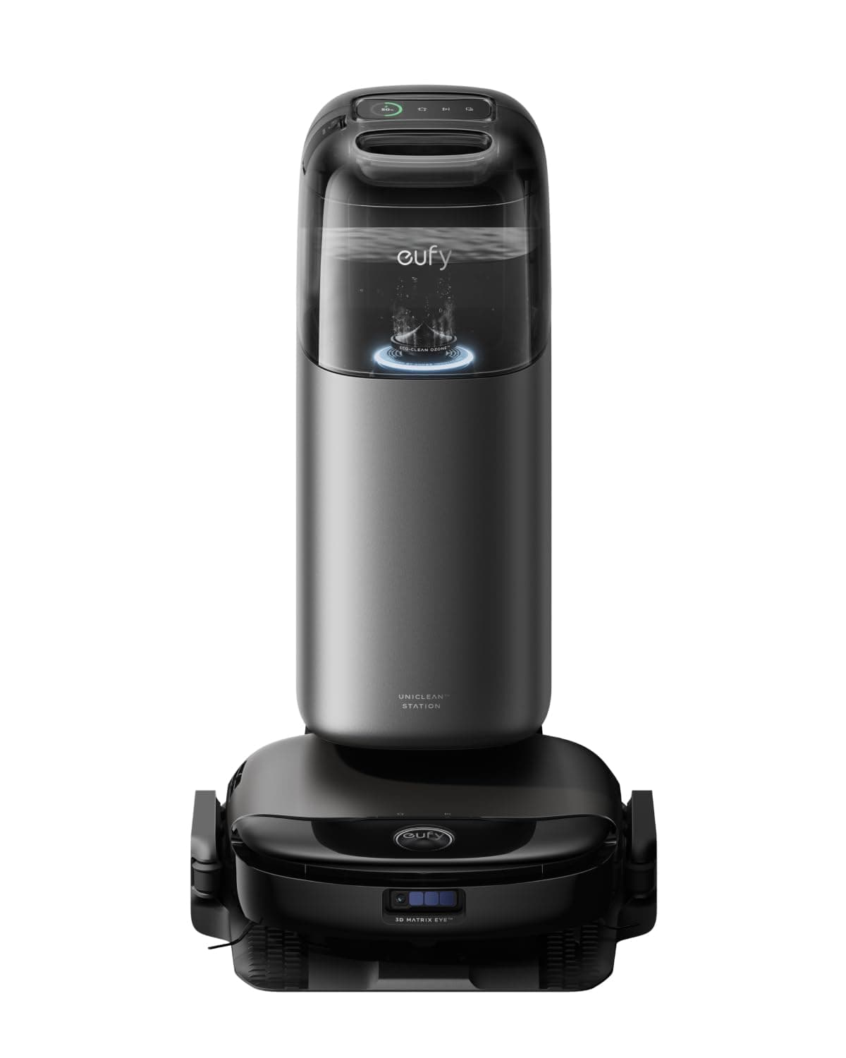 eufy Robot Vacuum Omni S1 Pro, HydroJet System with Roller Mop, Robot Vacuum and Mop Combos, Eco-Clean Ozone, Incrediable Suction, Obstacle Avoidance, Auto Mop Washing & Drying, Self-Emptying