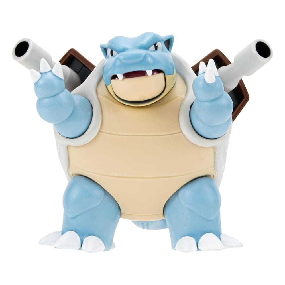 Blastoise Battle Feature Figure - 4.5-Inch Blastoise Battle Figure with Water Missile Cannon