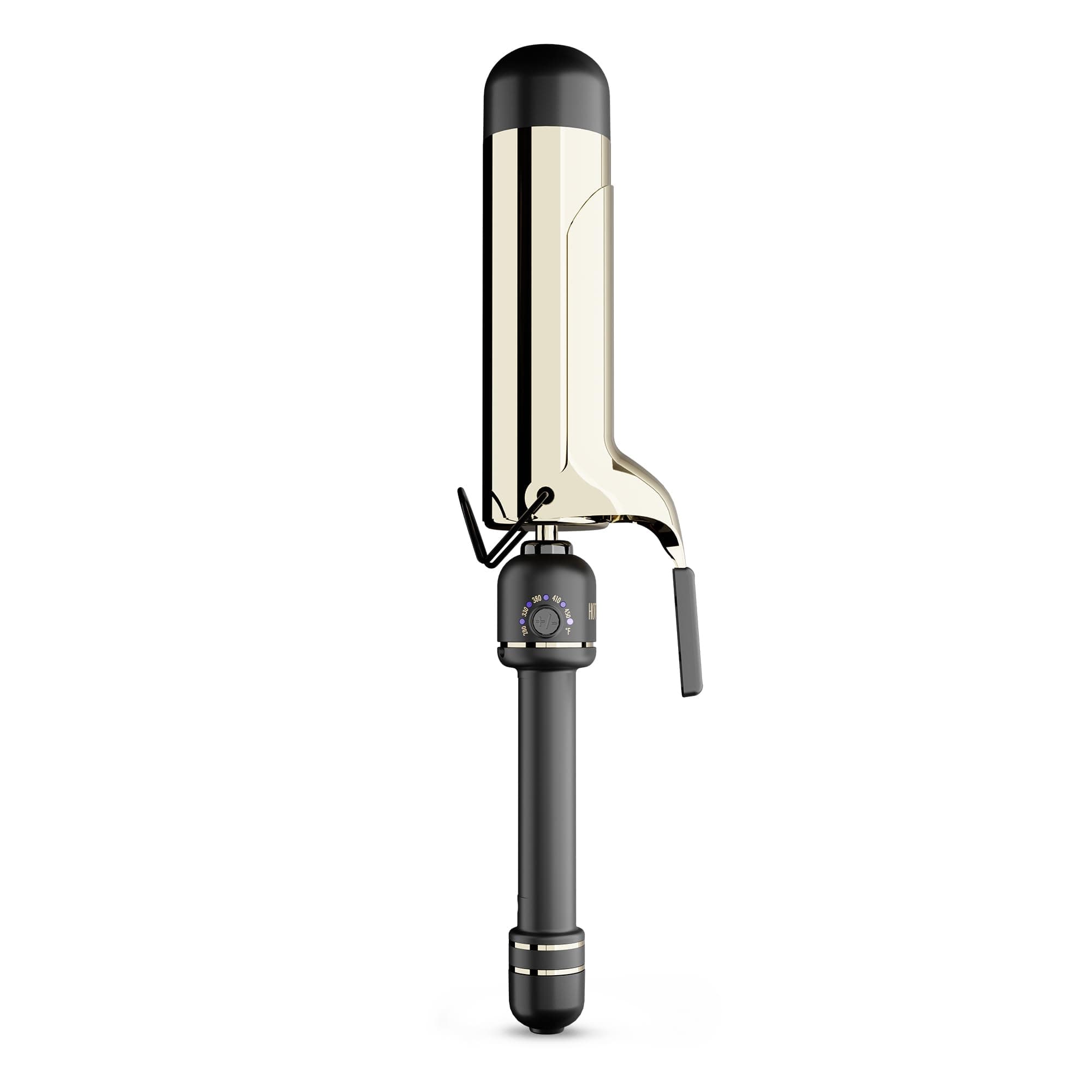 HOT TOOLS New and Improved 24K Professional 2" Extended Barrel Curler with Clamp for Loose Inflatable Curls | 24K Technology for Long Lasting Results and Longer Barrel for One