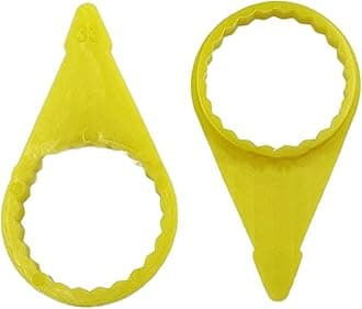 200Pcs Checkpoint Loose Wheel Lug Nut Indicator for 32mm 33mm Nuts High Visibility Yellow Wheel Check Indicator