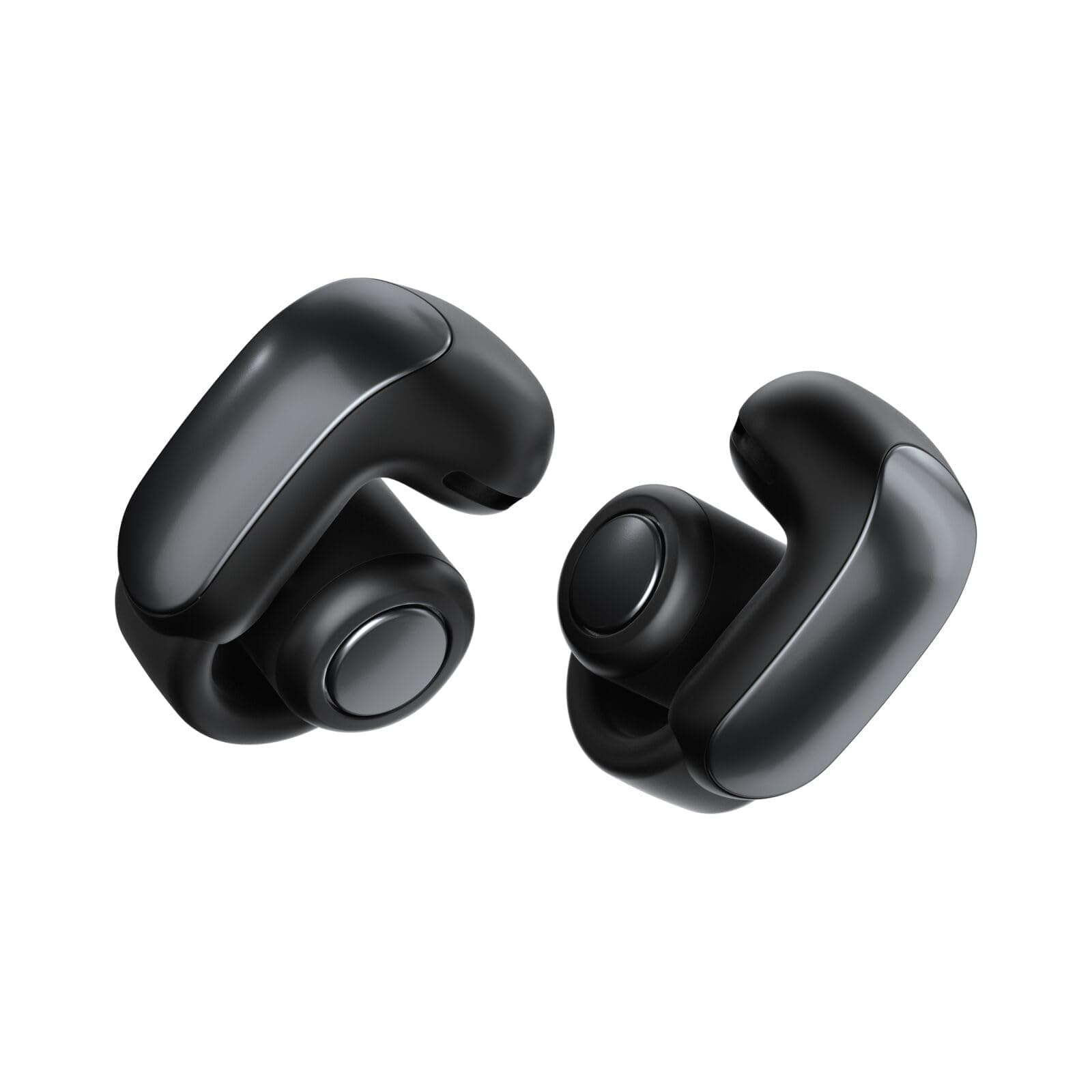Ultra Open Earbuds - Bluetooth Open Ear Earbuds with OpenAudio for Awareness, Clip-On Design for Comfort, Water Resistant, Up to 48 Hrs of Playtime, Black