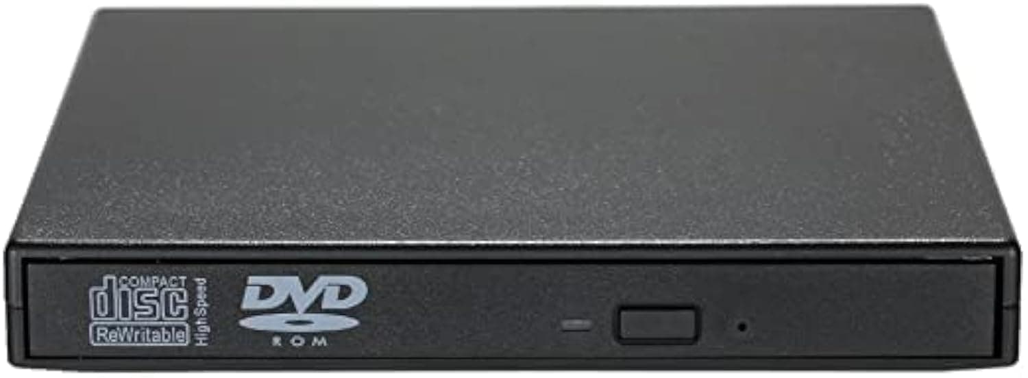 XLT External CD DVD Drive, CD DVD +/-RW Drive DVD/CD ROM Burner Writer And Optical Drive Compatible with Laptop Desktop PC Windows 11/10/8/7 Linux OS