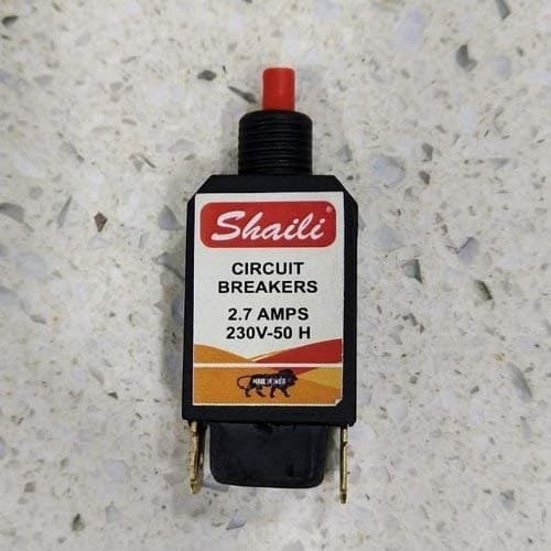 Circuit Breaker - (2.7AMPS) - Mixer Grinder Over Load Protector Switch - Mixer Load - Heavy Duty - Company May Vary(Pack of 1)