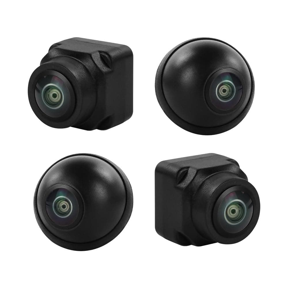 MekedeTech DUDUAUTO 360° Panoramic Camera 1080P AHD, Rear Front Left Right Around View