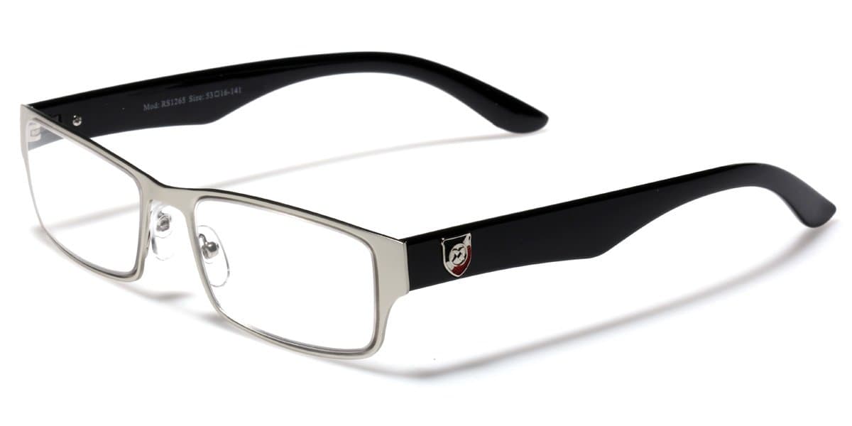 Reading Glasses - Rectangular Shape Stylish Fashion Designer Eyeglasses with Various Strengths and Frame Colors