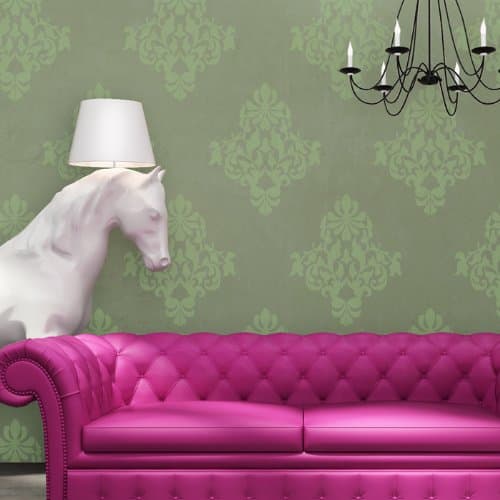 Damask Stencils Wall Reusable Stencil Wallace for Walls Instead of Wallpaper