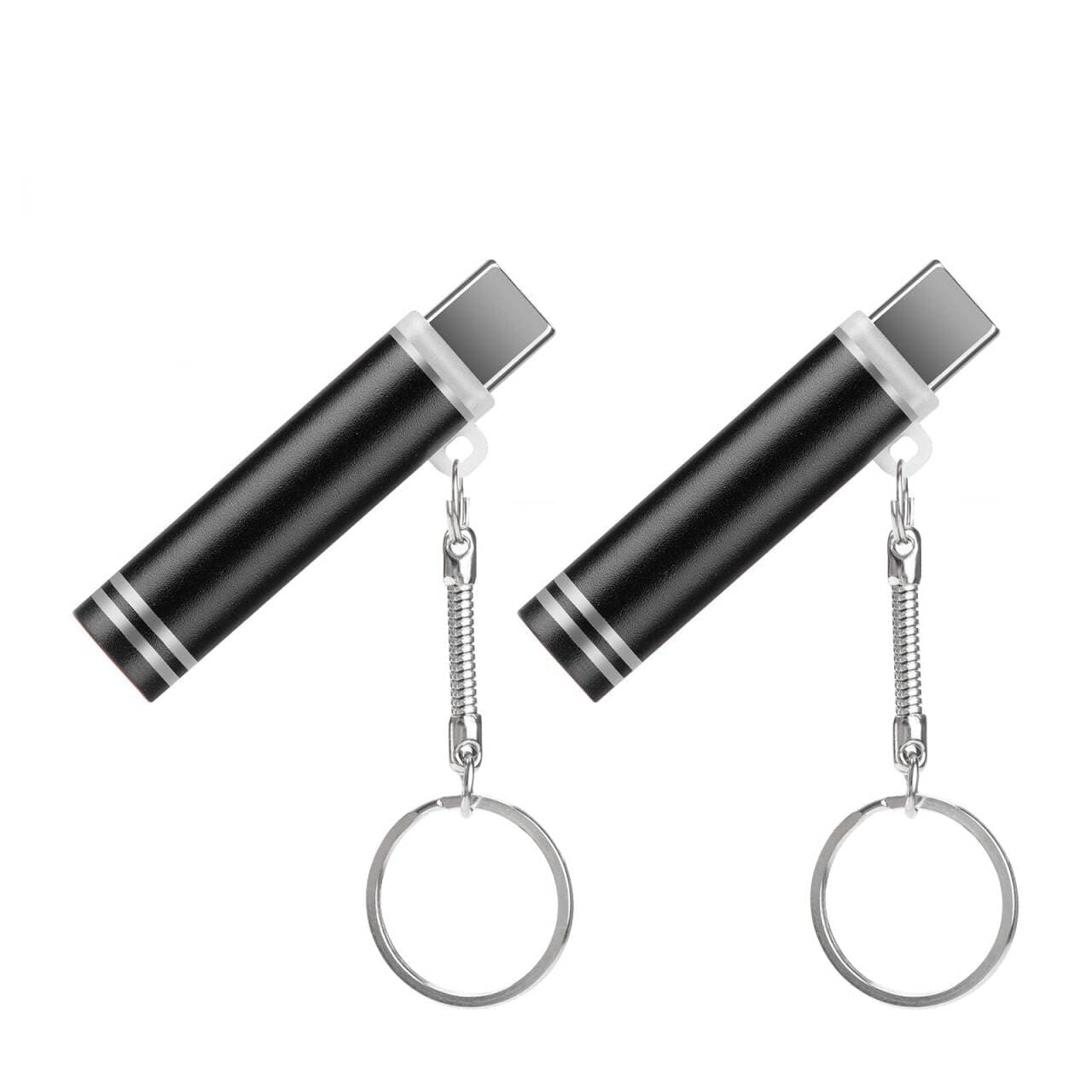 Blowing it II Electric Lighter USB C, Windproof Waterproof Lighter for Phone, Plug in Phone and Blow to Work, No Need Charging, ONLY for Smart Phone with USB-C Port【Pack of 2, Black】