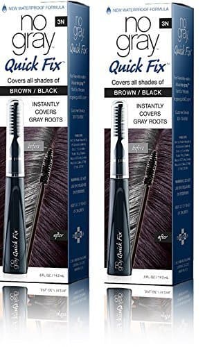 No Gray Quick Fix Instant Touch-Up for Gray Roots (Set of 2, Brown/Black)