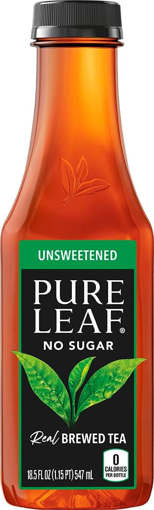 Iced Tea, Unsweetened Black Tea, 18.5 oz
