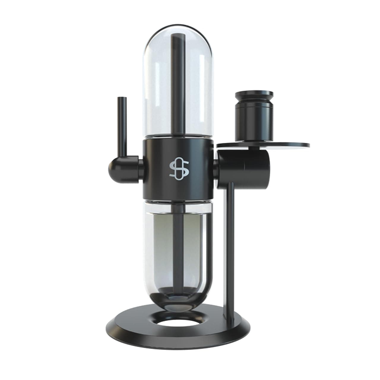 Gravity Infuser 15" Length V2 with Rotating Glass, Black