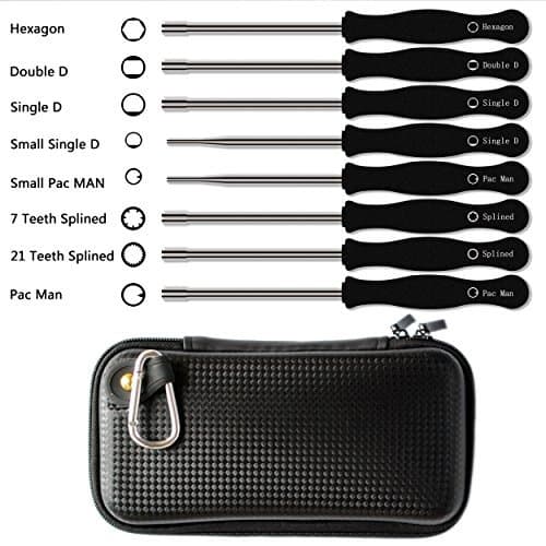 Carburetor Adjustment Tool Kits , DIKOO 8 Pcs Carburator Adjustment Tool Kit with Carrying Case for Common 2 Cycle Carburator Engine
