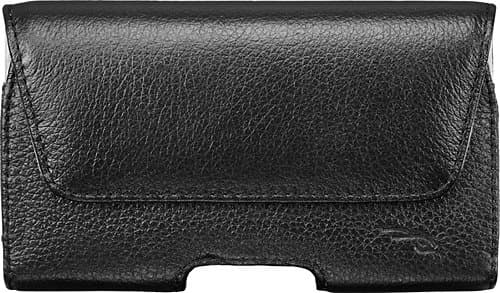 Rocketfish Mobile - Leather Hip Case for Android Mobile Phones - Black