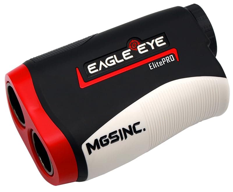 My Golfing Store Eagle Eye Elite Golf Rangefinder with Slope | Precision Range Finder for Golfing | Magnetic Holder | with Batteries | Yardage Measuring Device | Accessories Included