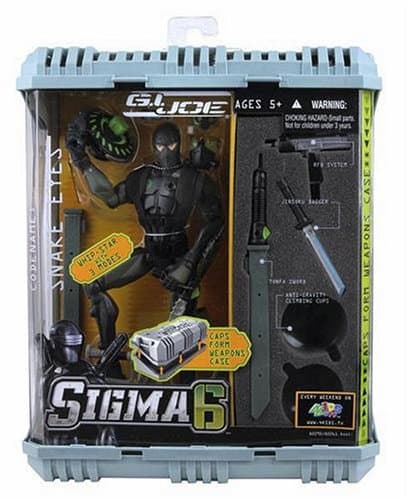 G.I. Joe Sigma 6 Snake Eyes 8 Inch Commando