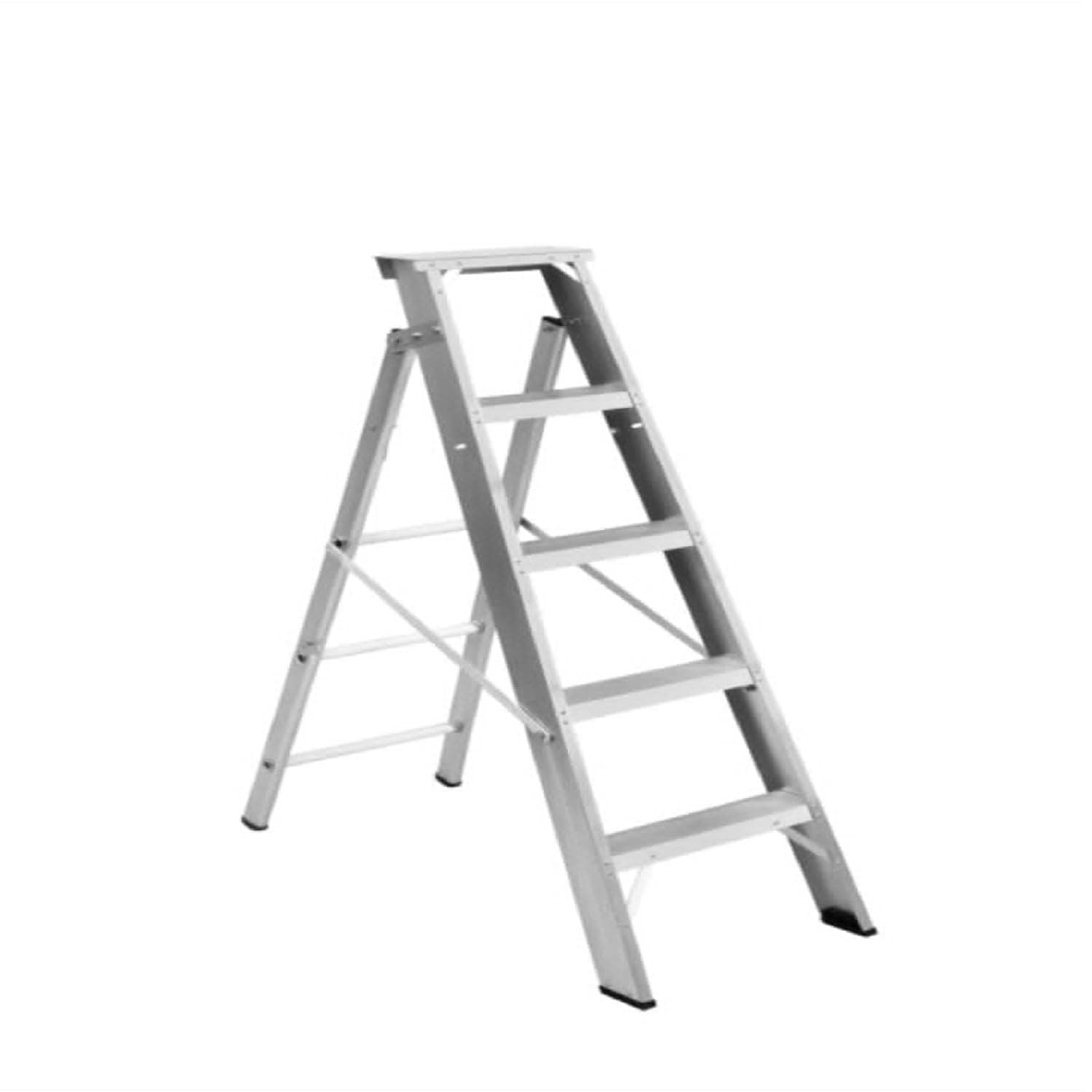 DUKE DUAL HEAVY DUTY LADDER 4-7 STEPS - SILVER