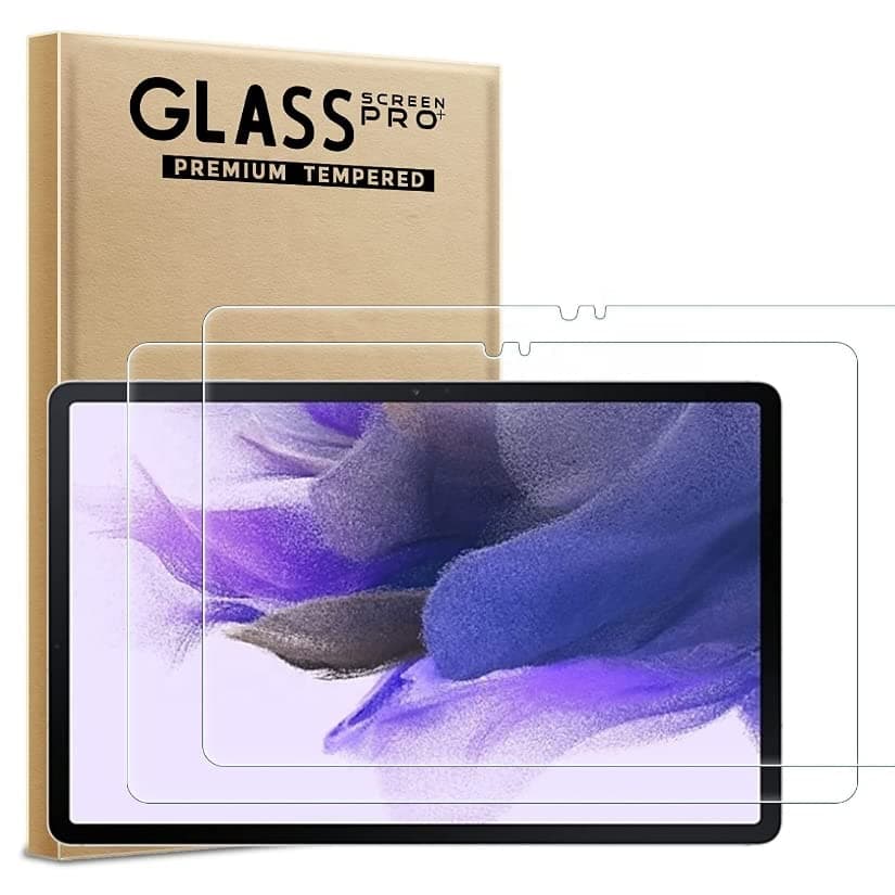 AWH 2 Pack Screen Protector for Galaxy Tab S8/ S8 Plus/ S8 Ultra, Tempered Glass Screen Film Guard for (Tab S8 Plus)