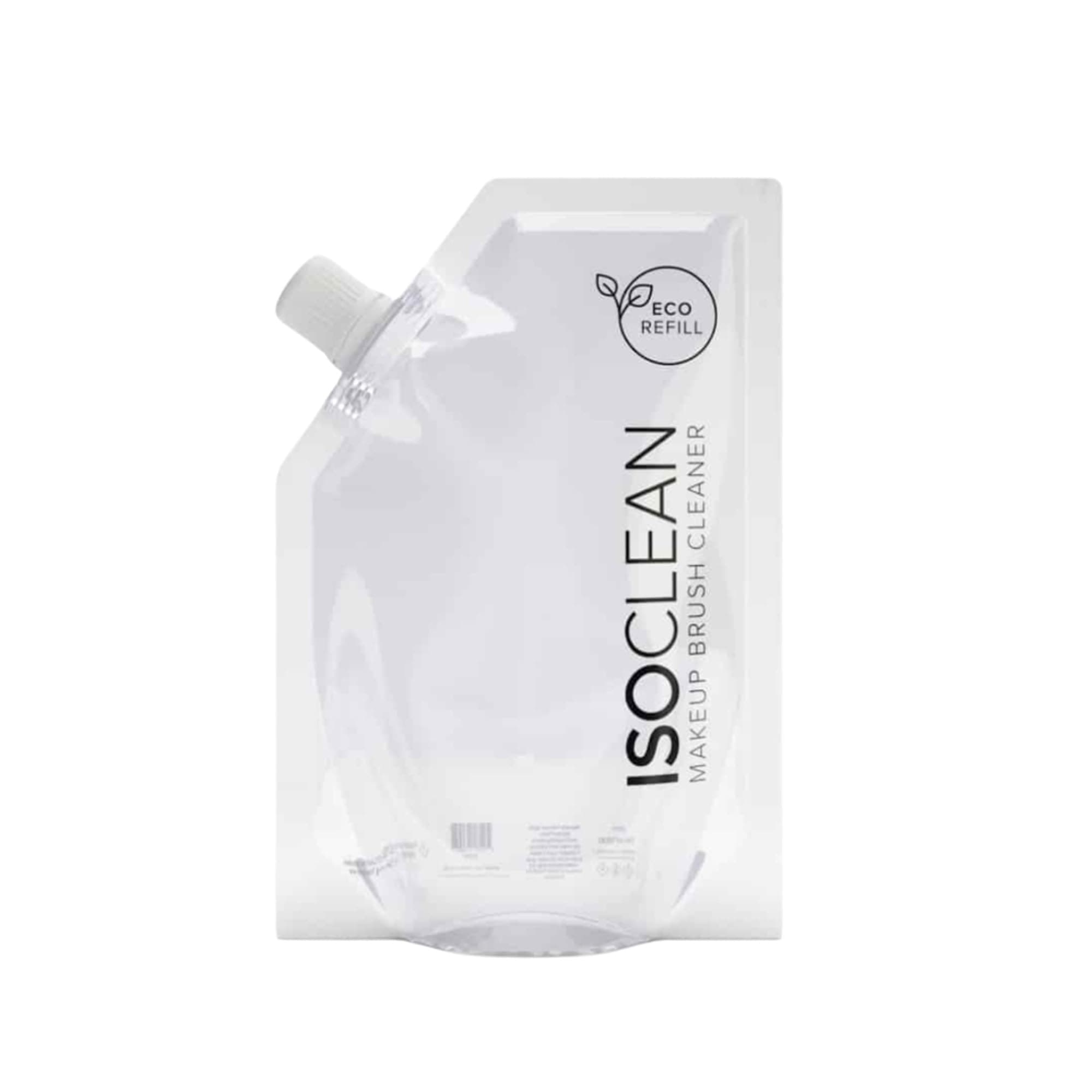 ISOCLEAN Makeup Brush Cleaner – Gentle Daily Use Solution, Reduces Product Buildup, Improves Application, Easy Clean Brush Cleaning Solution & Sponge Cleaner - Refill Pouch, 165ml