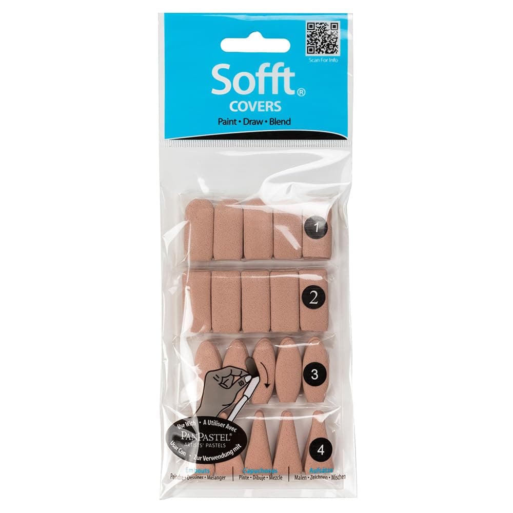 Sofft Artist Tools by GOLDEN, Covers - Mixed Pack (Refill Pack), Pack of 40, Professional Artist Pastels