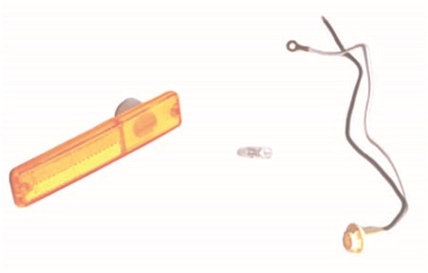 Omix-Ada | 12401.02 | Side Marker Light Assembly, Amber | OE Reference: 994020K | Fits 1972-1986 Jeep CJ