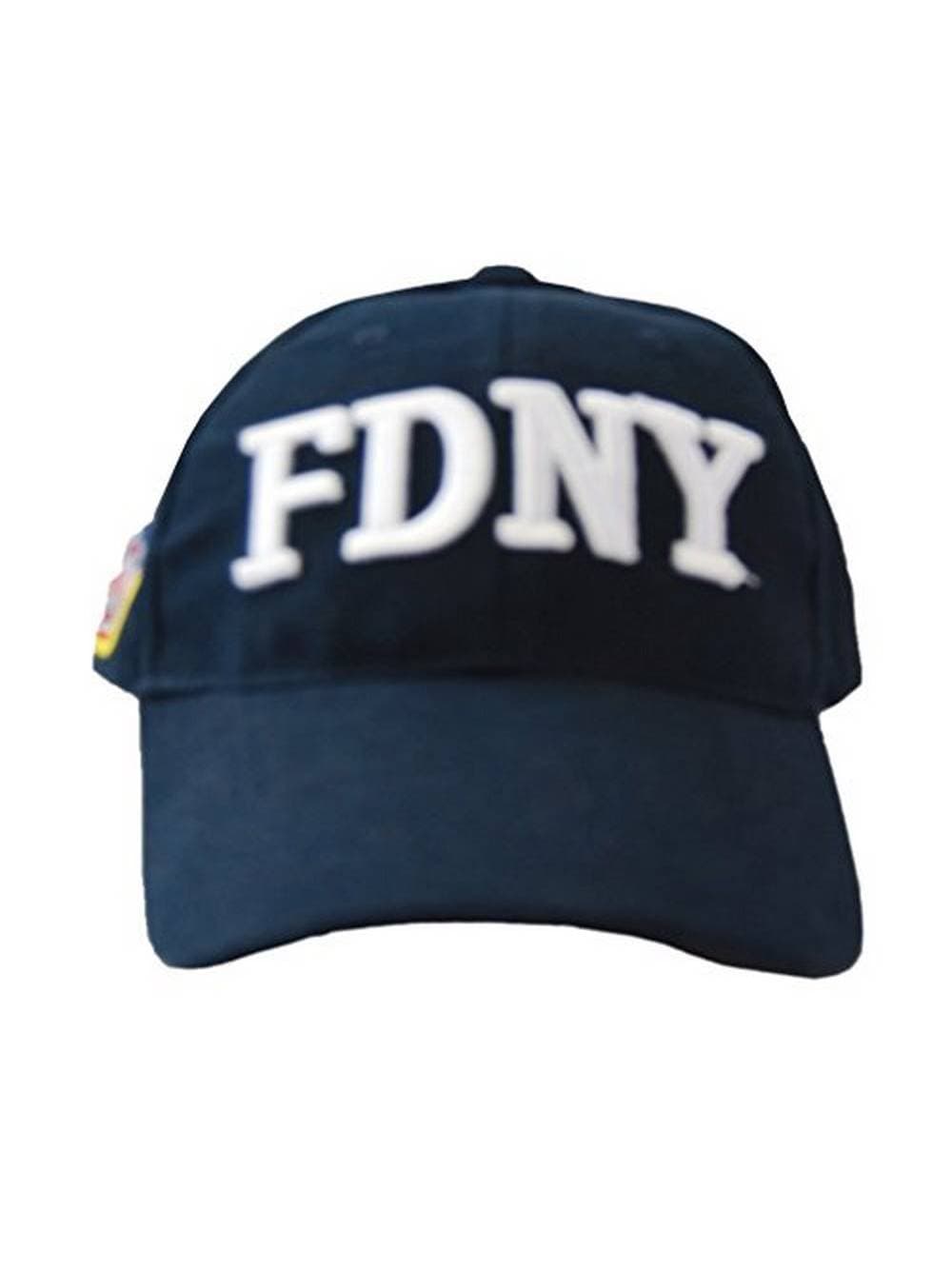 FDNY Adults Navy Hat With White Front and Emblem Side Design