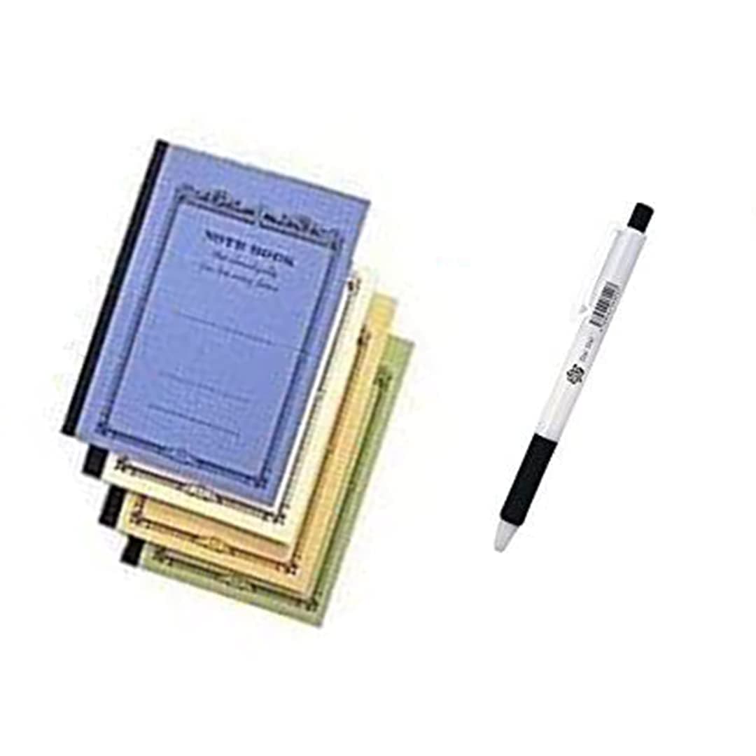 Apica Notebook Cd5 4-pack - 2.8"x4.1" + DaiDai Original ballpoint pen Made from Zebra