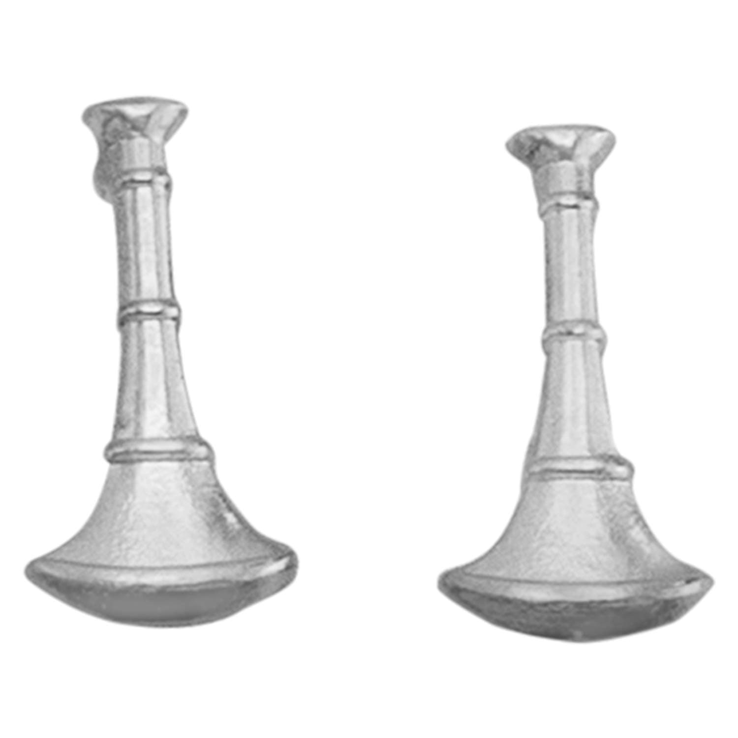 Smith & WarrenSingle Fire Bugle Insignia Nickel Finish