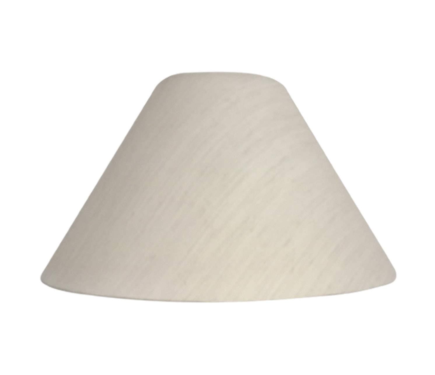 10" Round Plain White Khadi Lamp Shade for Table