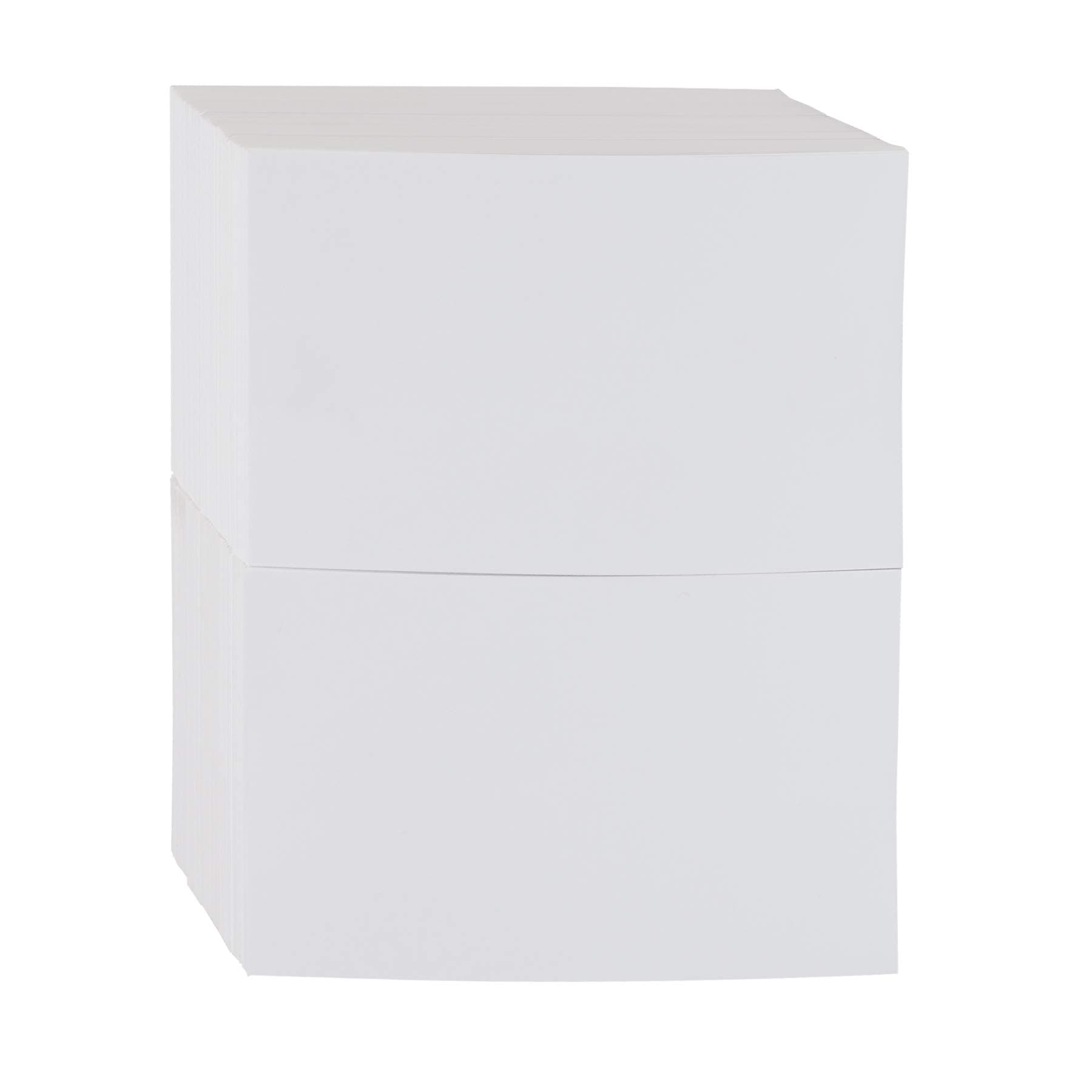 Amazon Basics Blank Index Cards for Studying and Note Taking, White, 4" x 6", 1000 Count (Pack of 2)