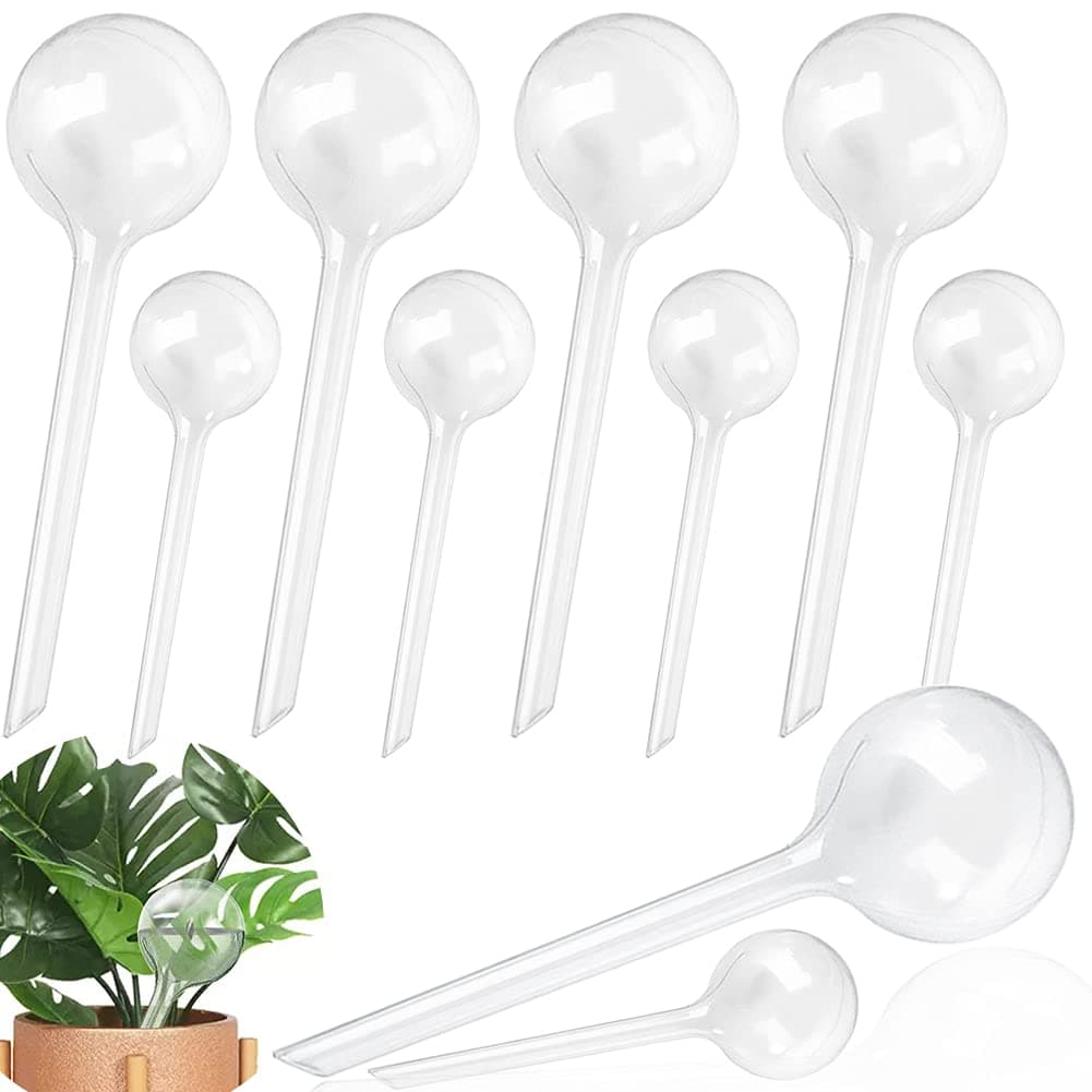 10 Pcs Clear Plant Watering Bulbs,Plastic Automatic Watering System for Plants,Garden Water Device for Plant Indoor Outdoor
