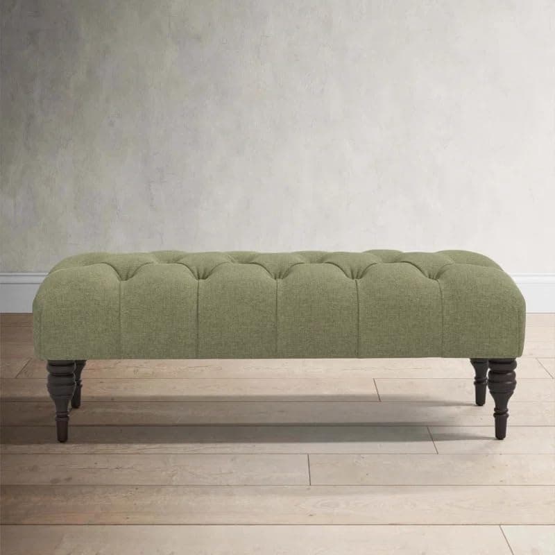 Homevibes Storage Zeno Ottoman with Hidden Compartment, Rectangular 2 Seater Ottoman, Living Room Furniture, Storage Ottomans for Office, Bedroom, Living Room (Ivory) (Light Grey)