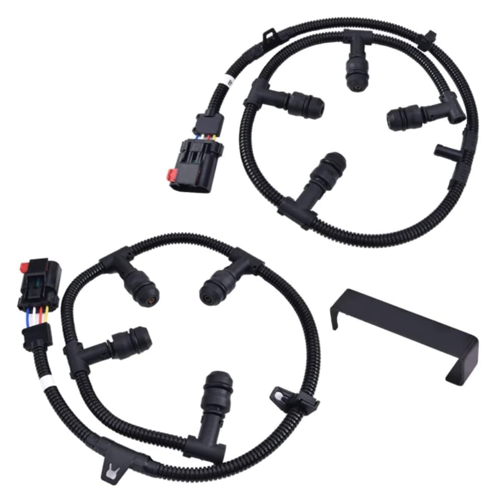 SPELABGlow Plug Harness Kit with Removal Tool Glow Plug Wiring Harness for 2004-2010 Ford 6.0L V8 Powerstroke F250 F350 Super Duty Excursion