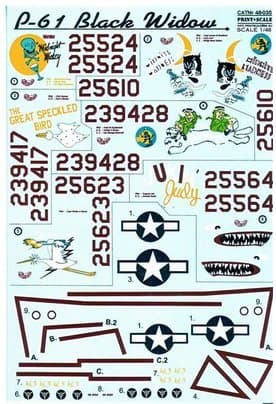 P-61 Black Widow Part 2 prs 48-035