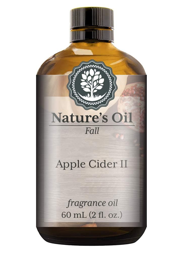 Apple Cider II Fragrance Oil (60ml) for Diffusers, Soap Making, Candles, Lotion, Home Scents, Linen Spray, Bath Bombs, Slime