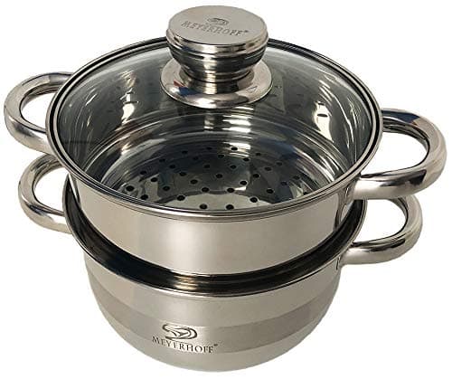 Meyerhoff Stainless Steel Steamer, Induction, 22 cm, Extra Large