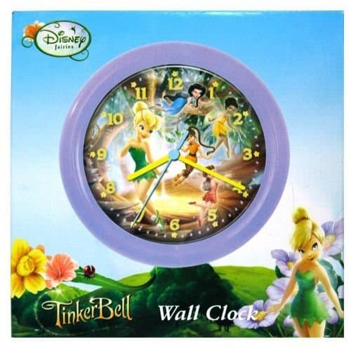 Tinkerbell Fairies 8 Round Wall Clock in Printed Box