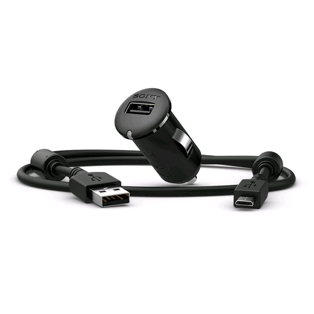 SonyEricsson Original AN401 Compact Car Charger and Micro USB Data Cable for Sony Ericsson Handsets [non-retail packaging]
