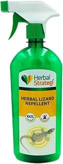 Herbal Strategi Lizard Repellent Spray - 500ml | Smarter way to Shuu Lizards away | 100% Herbal and Chemical free | Baby and Pet safe | Certified Ayurvedic | Effective on all types of Lizards