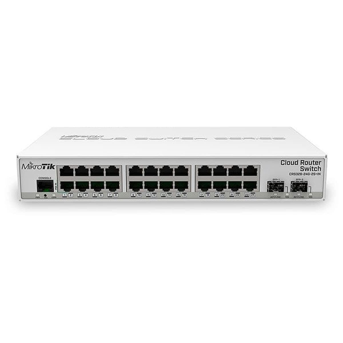 CRS326-24G-2S+IN network switch Managed Gigabit Ethernet (10/100/1000) Power over Ethernet (PoE) White